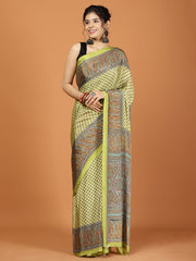 Digital Printed Crepe Woven Saree