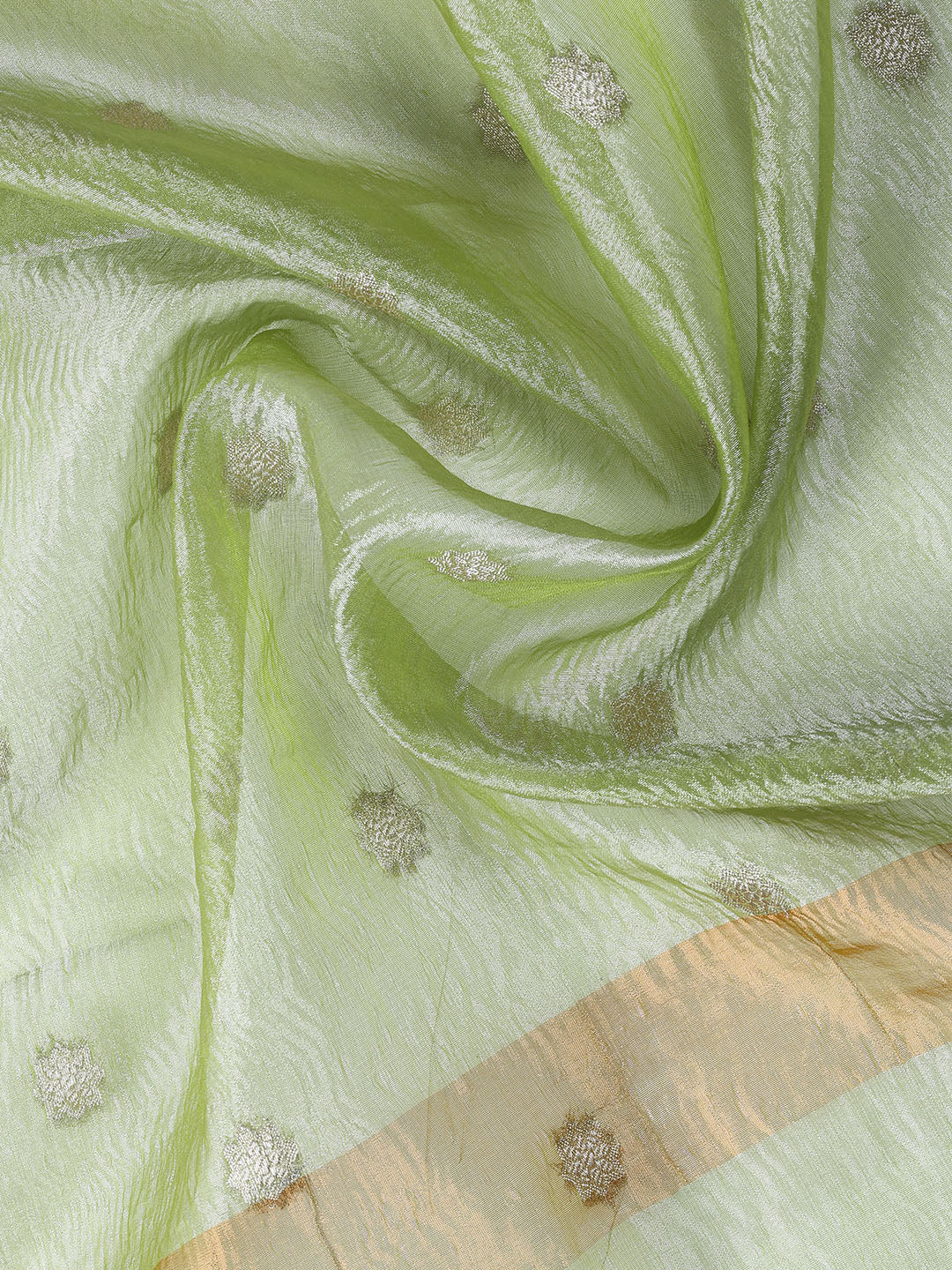 Woven Tissue Unstitched Suit With Dupatta