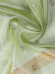 Woven Tissue Unstitched Suit With Dupatta