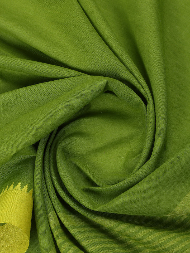 Plain Cotton Blend Unstitched Suit Piece With Dupatta