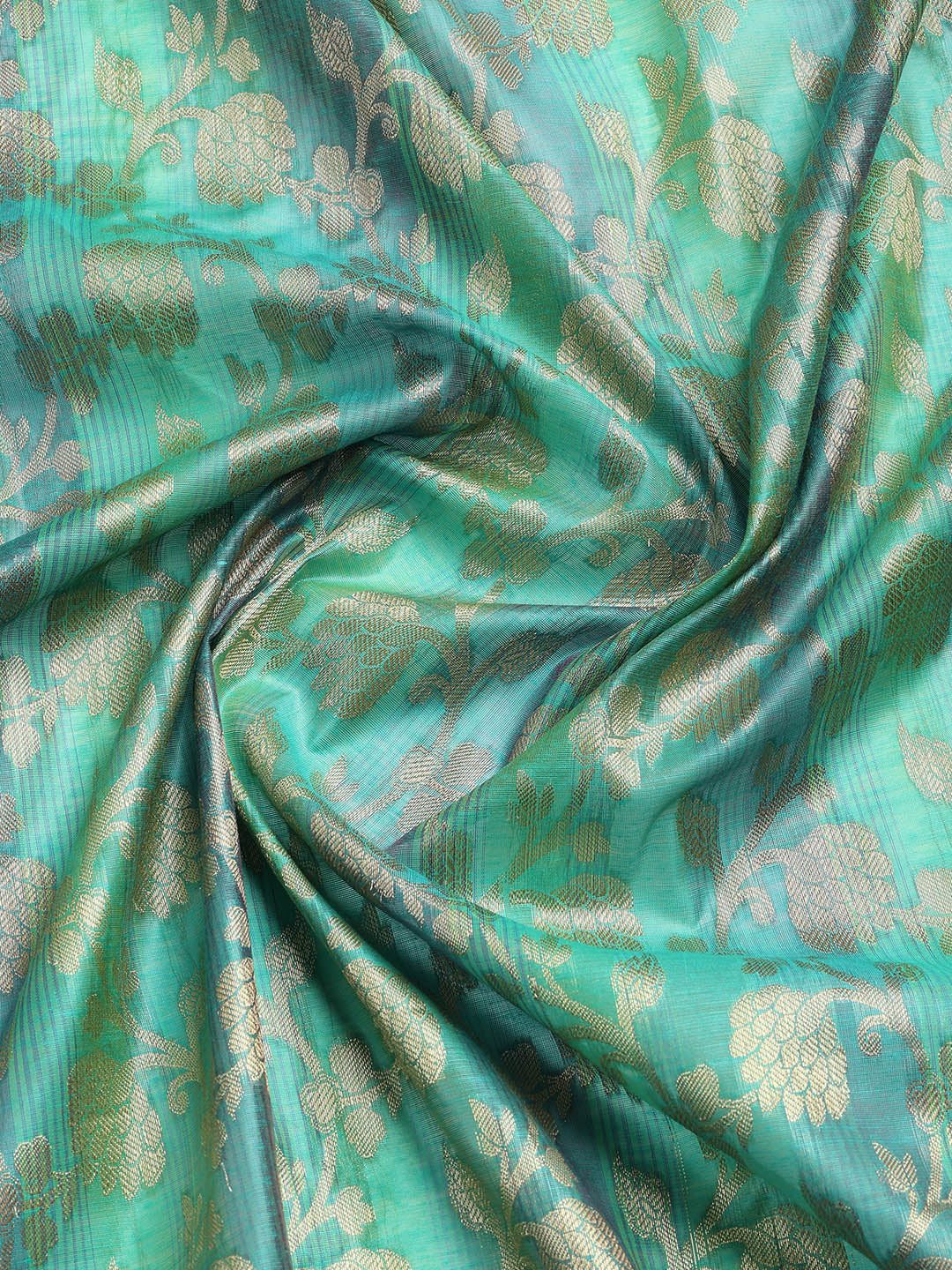 Woven Chanderi Unstitched Suit With Dupatta
