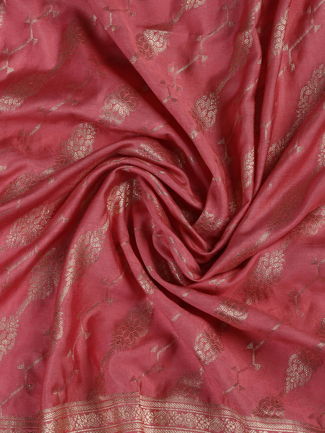 Banarasi Chanderi Unstitched Suit With Dupatta