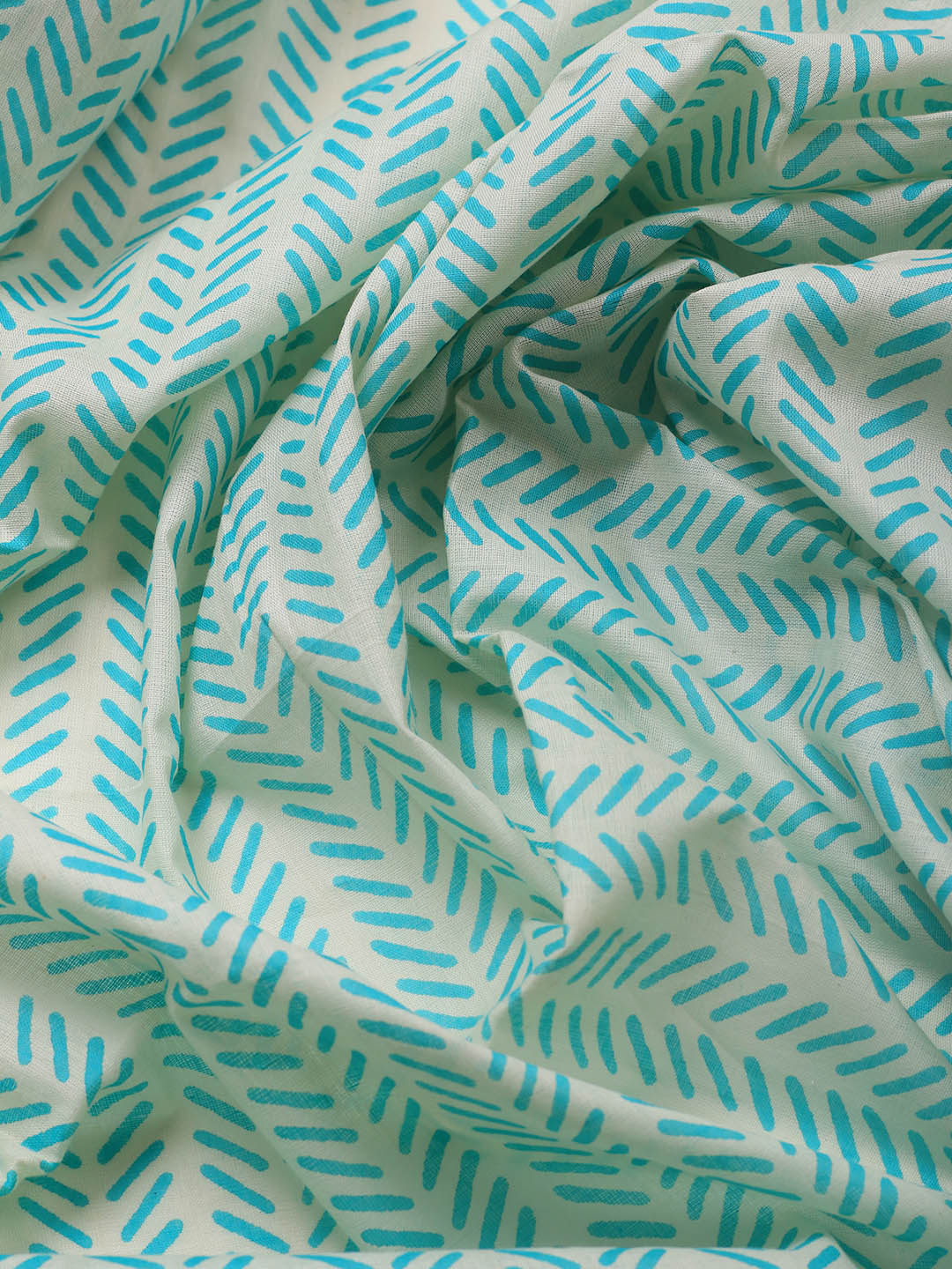Printed Cotton Blend Unstitched Suit Piece With Dupatta