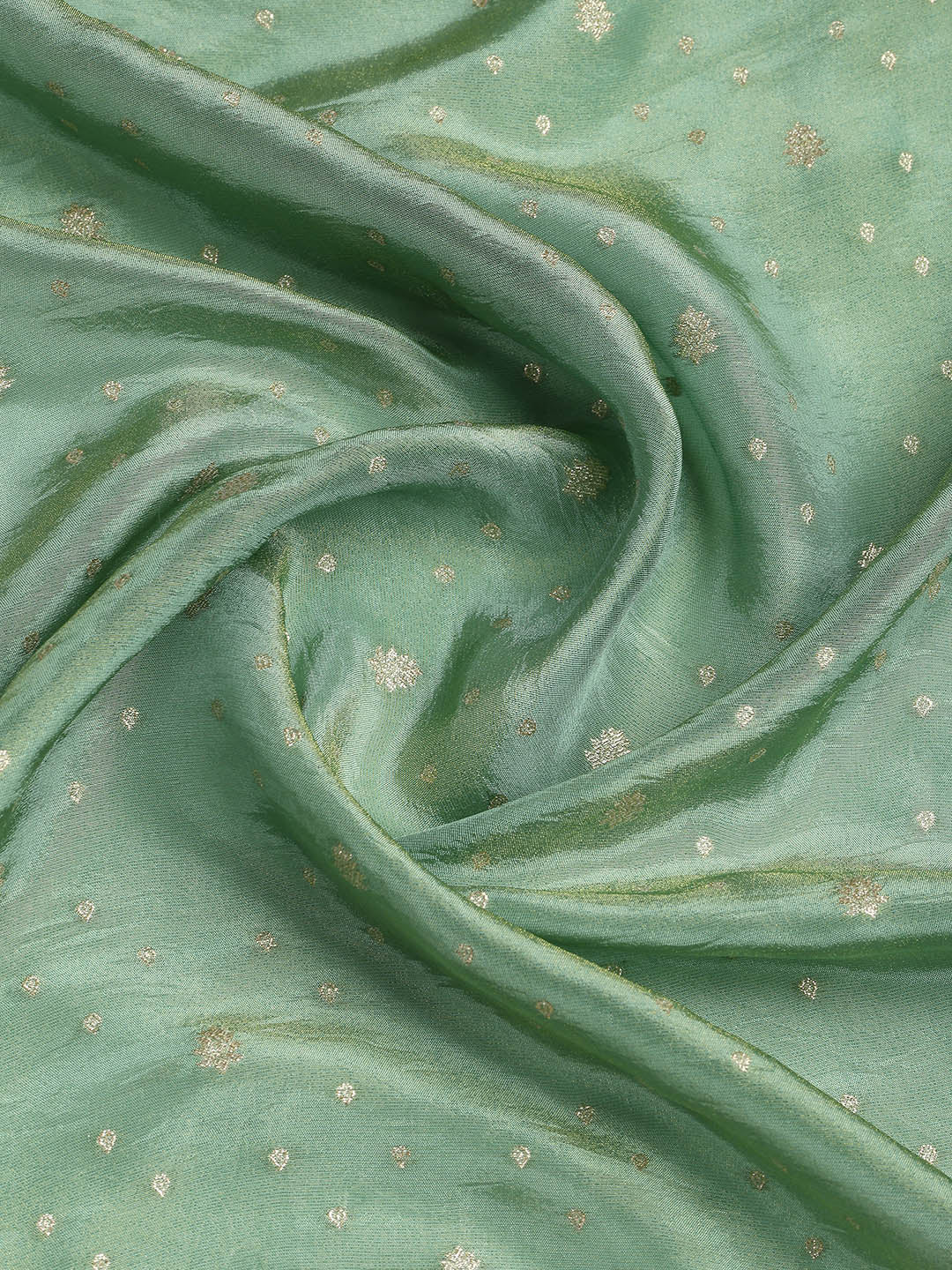 Embroidered Art Silk Unstitched Suit Piece With Dupatta