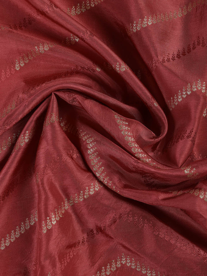 Embroidery Chanderi Unstitched Suit With Dupatta