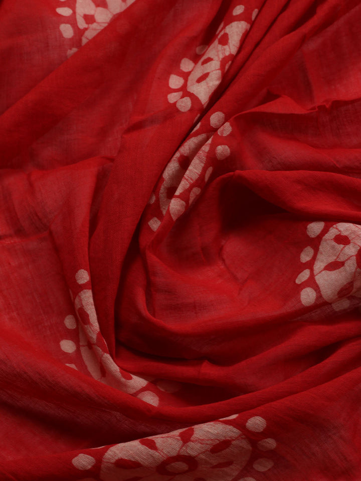 Printed Cotton Blend Unstitched Suit With Dupatta