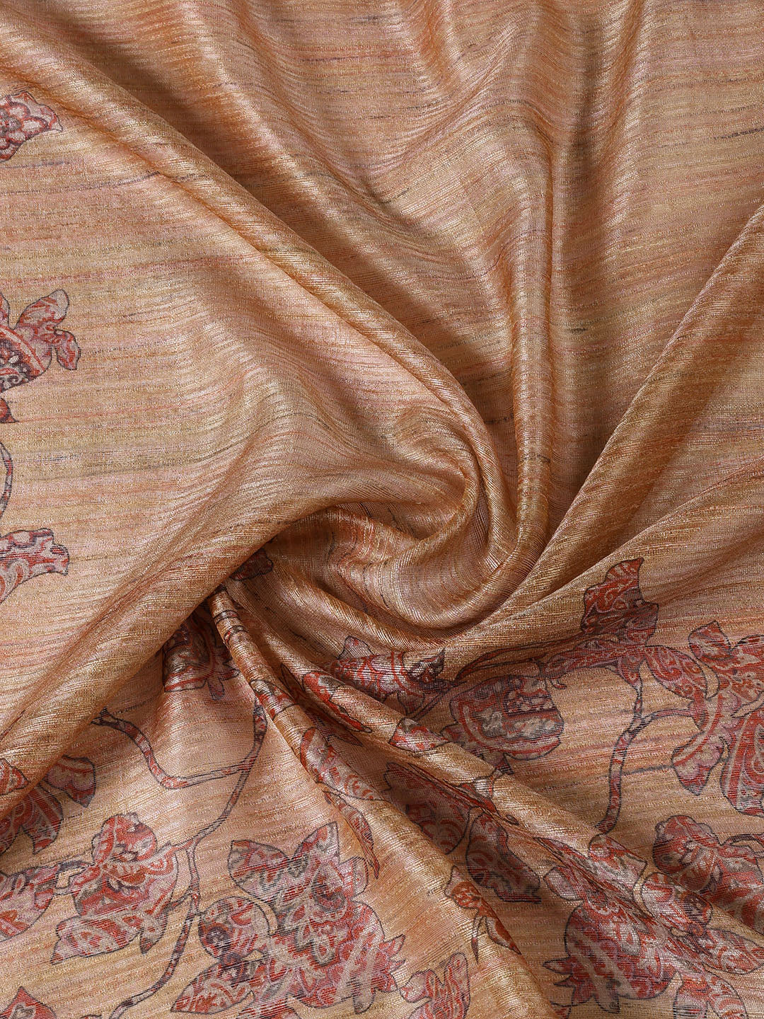 Kantha Work Chanderi Unstitched Suit With Dupatta