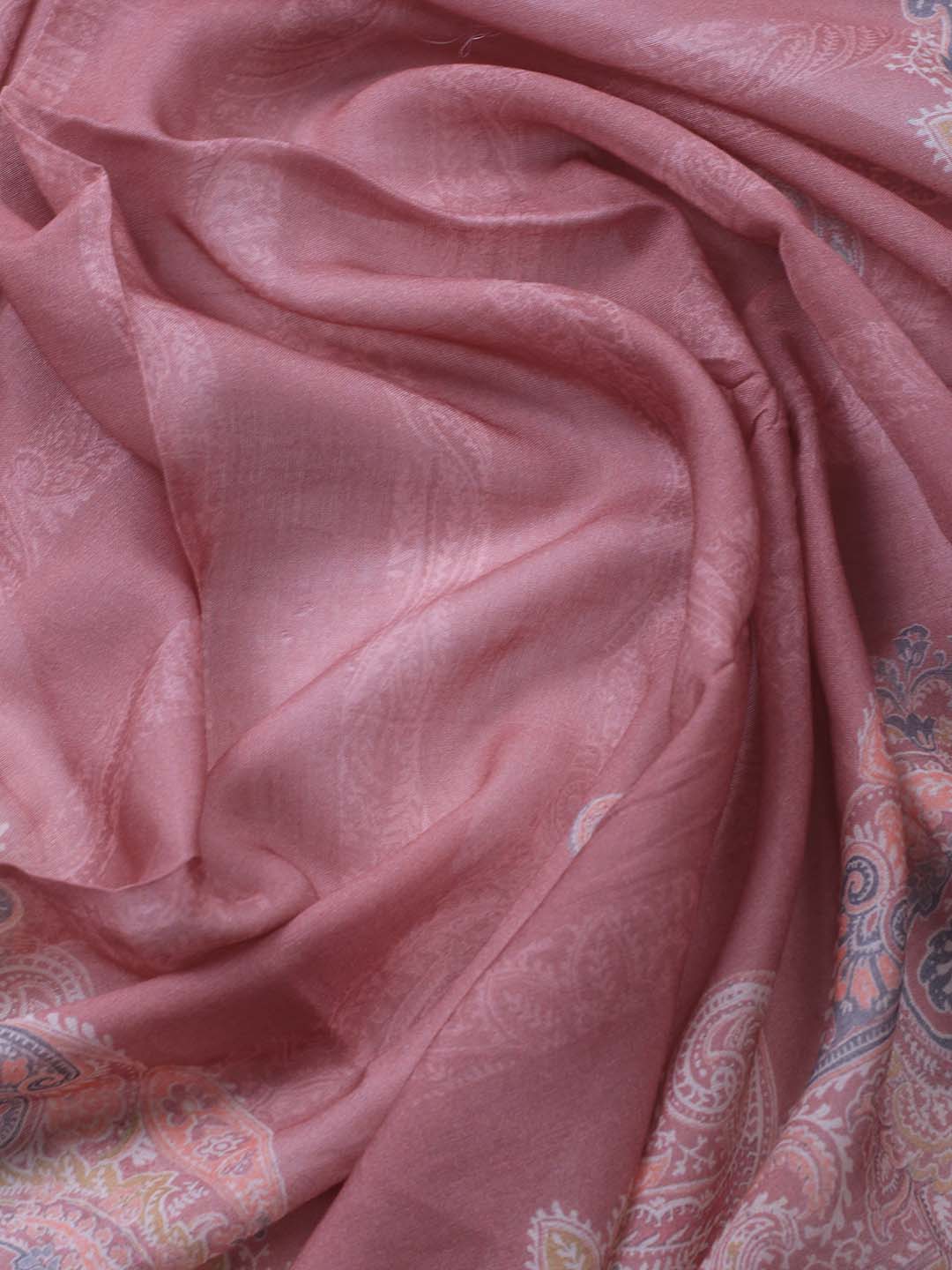 Printed Muslin Unstitched Suit With Dupatta