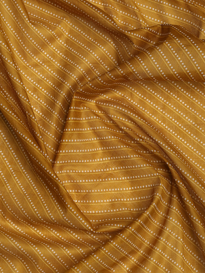Printed Cotton Blend Unstitched Suit With Dupatta