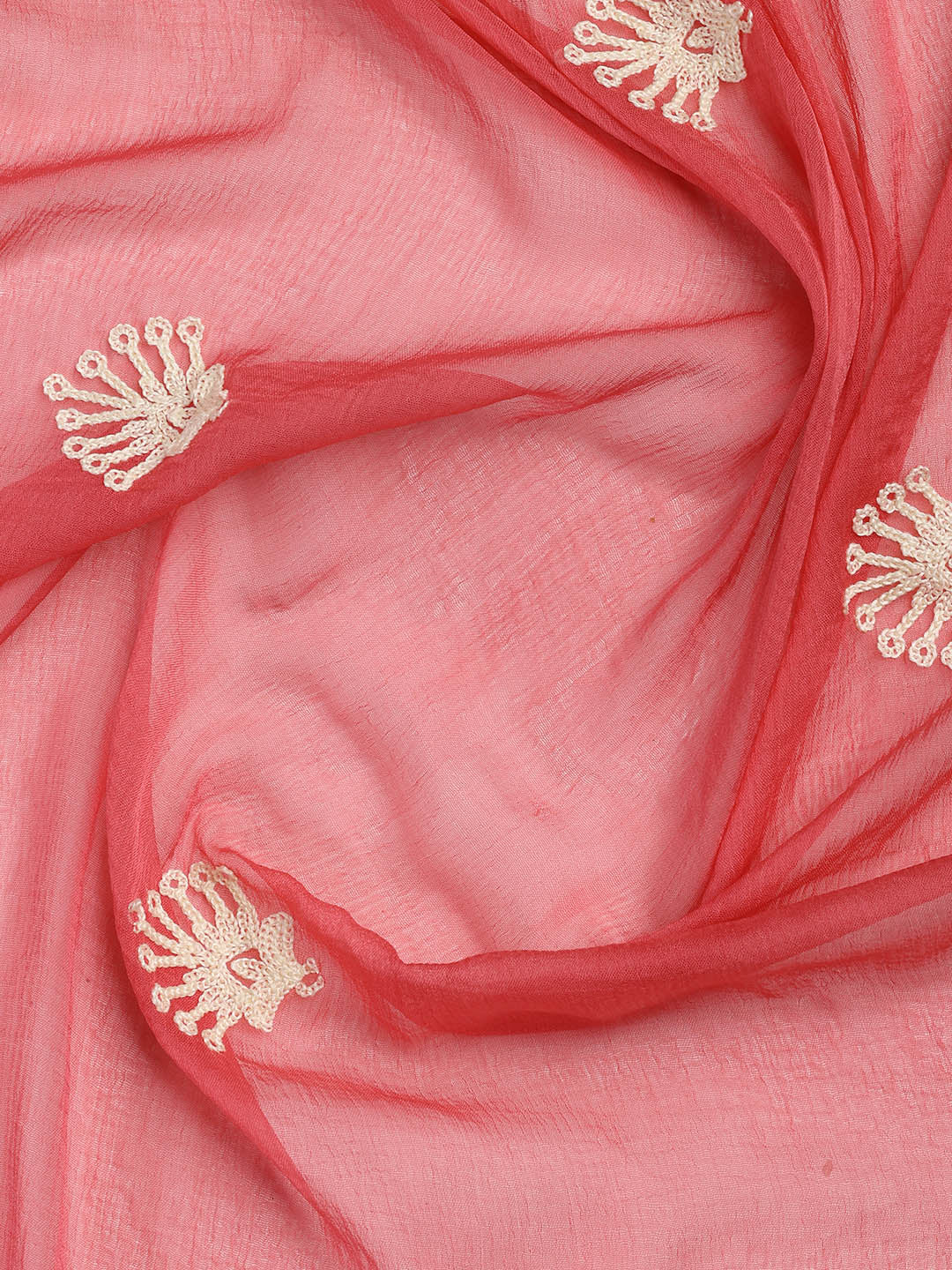 Cotton Blend Unstitched Suit Piece With Dupatta