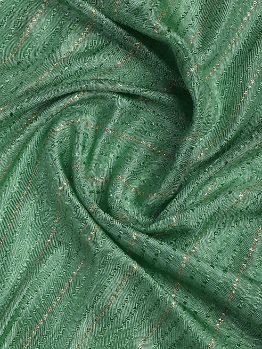 Woven Border Chanderi Unstitched Suit With Dupatta