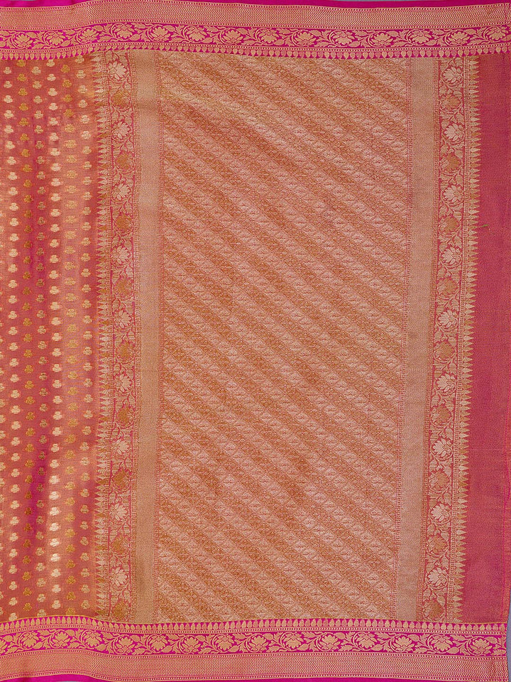 Zari Jaal Cotton Woven Saree