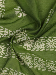 Schiffli Embroidery Cotton Blend Unstitched Suit With Dupatta