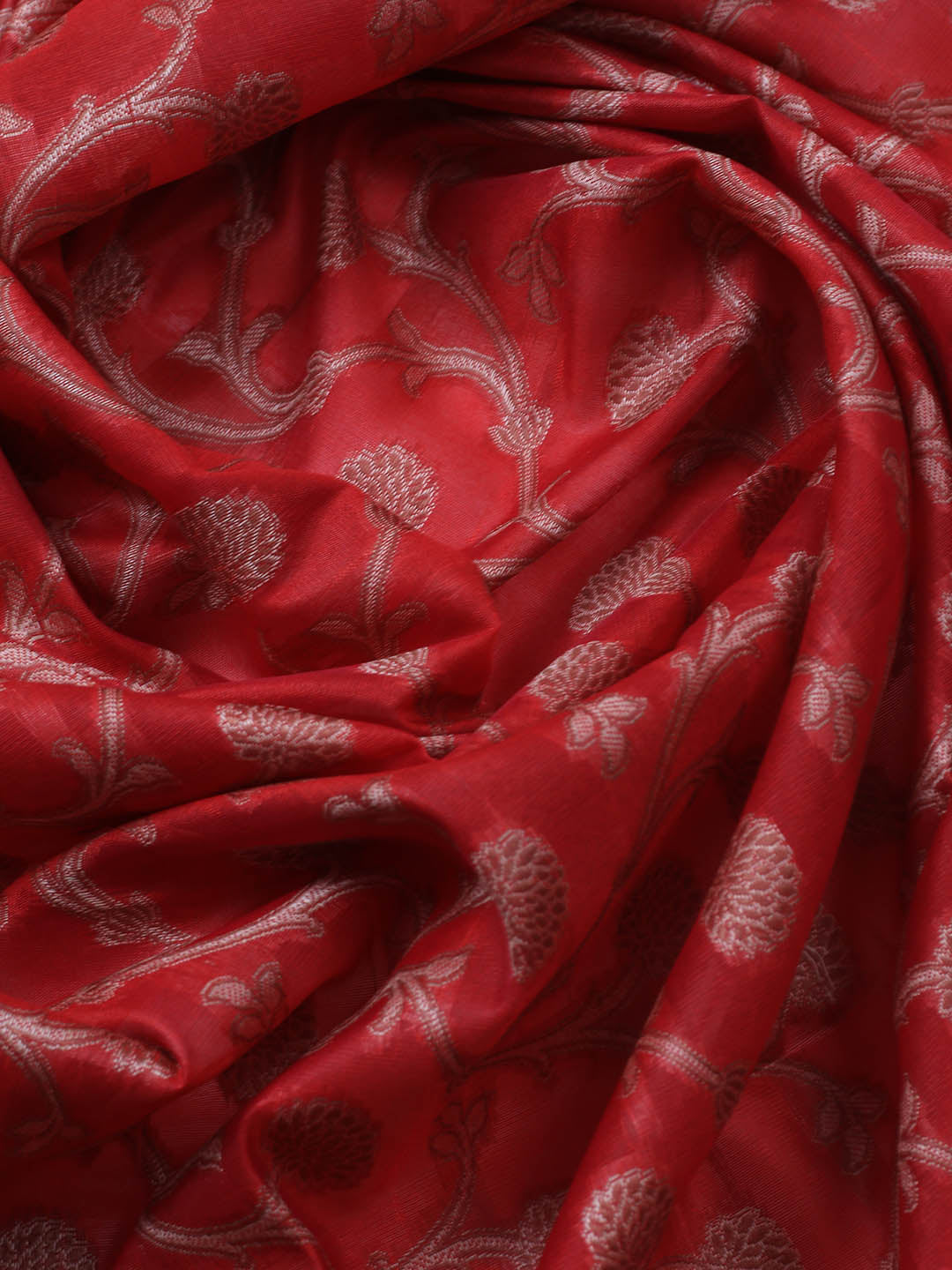 Banarasi Chanderi Unstitched Suit With Dupatta