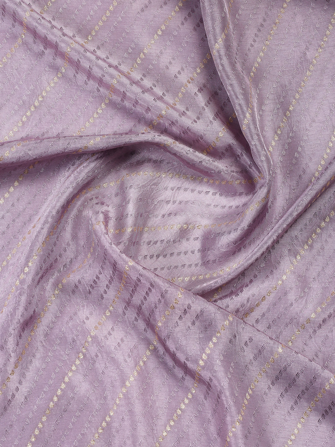 Woven Border Chanderi Unstitched Suit With Dupatta