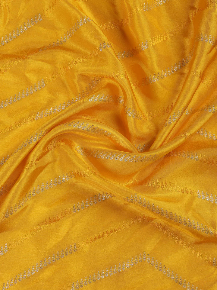 Embroidery Chanderi Unstitched Suit With Dupatta