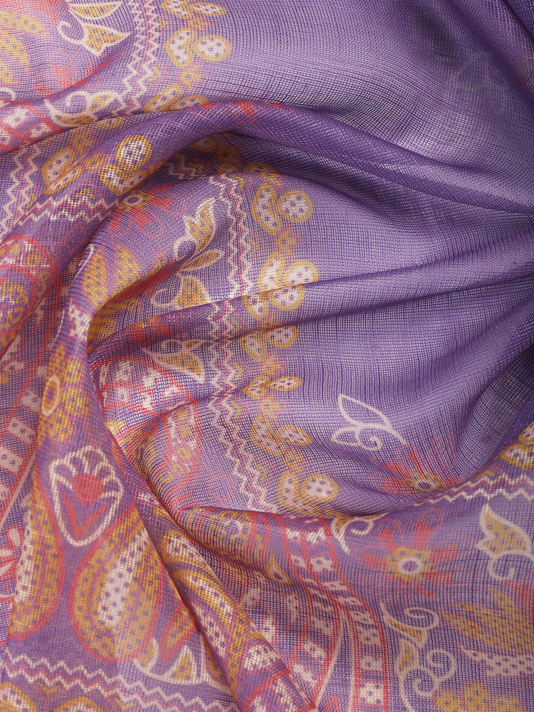 Neck Embroidered Cotton Blend Unstitched Suit With Dupatta