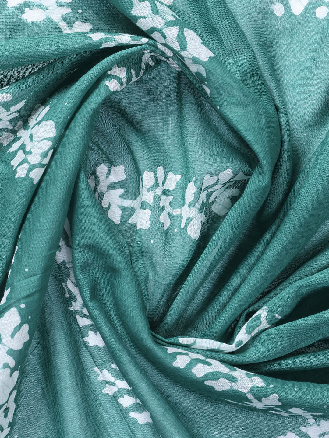 Printed Cotton Blend Unstitched Suit With Dupatta