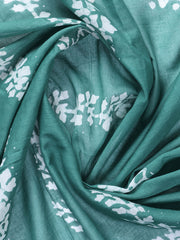 Printed Cotton Blend Unstitched Suit With Dupatta