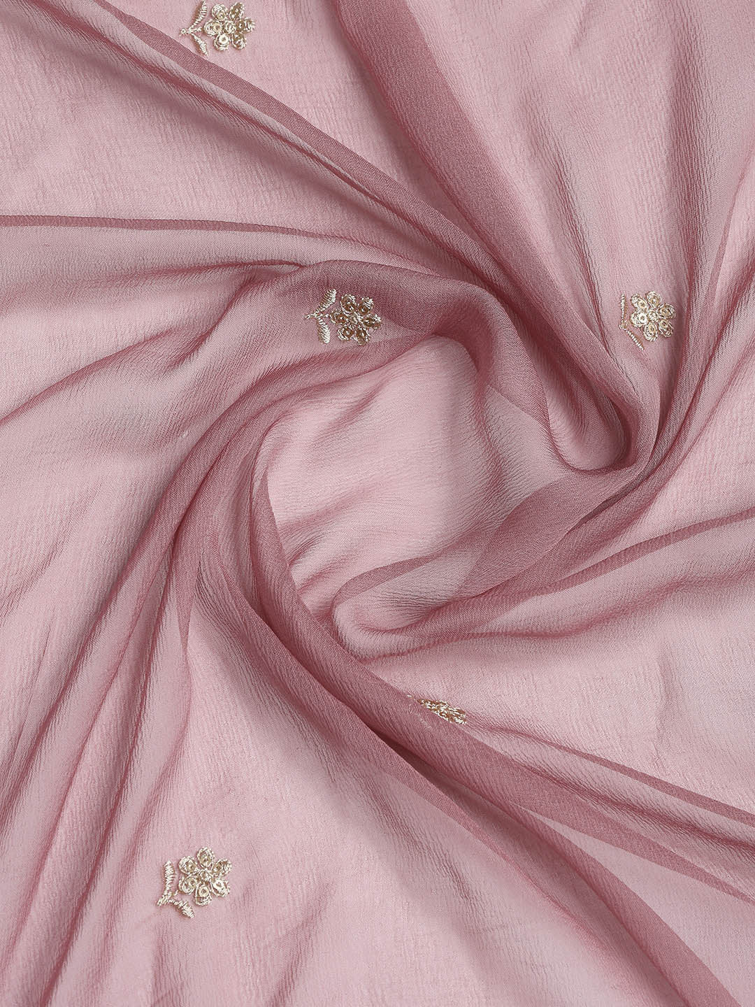 Embroidered Muslin Unstitched Suit With Dupatta
