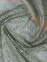 Woven Tissue Unstitched Suit With Dupatta
