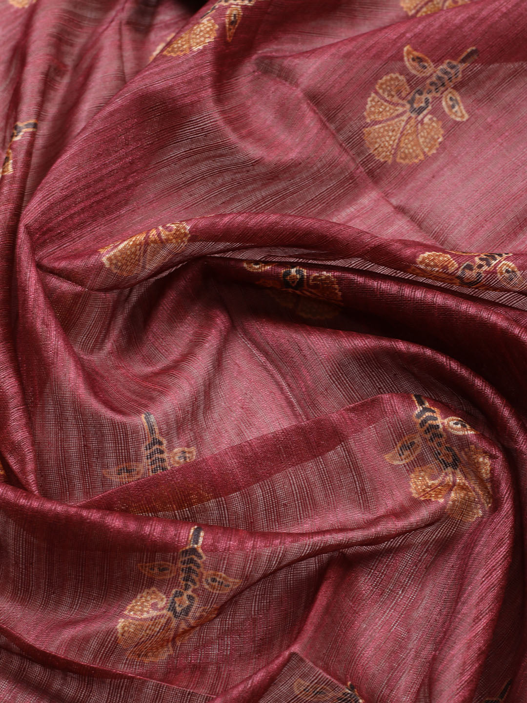 Neck Embroidered Chanderi Unstitched Suit With Dupatta