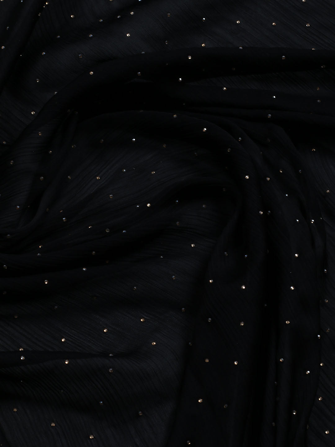 Sequins Work Chinon Unstitched Suit Piece With Dupatta