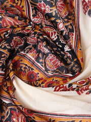 Printed Cotton Blend Unstitched Suit With Dupatta