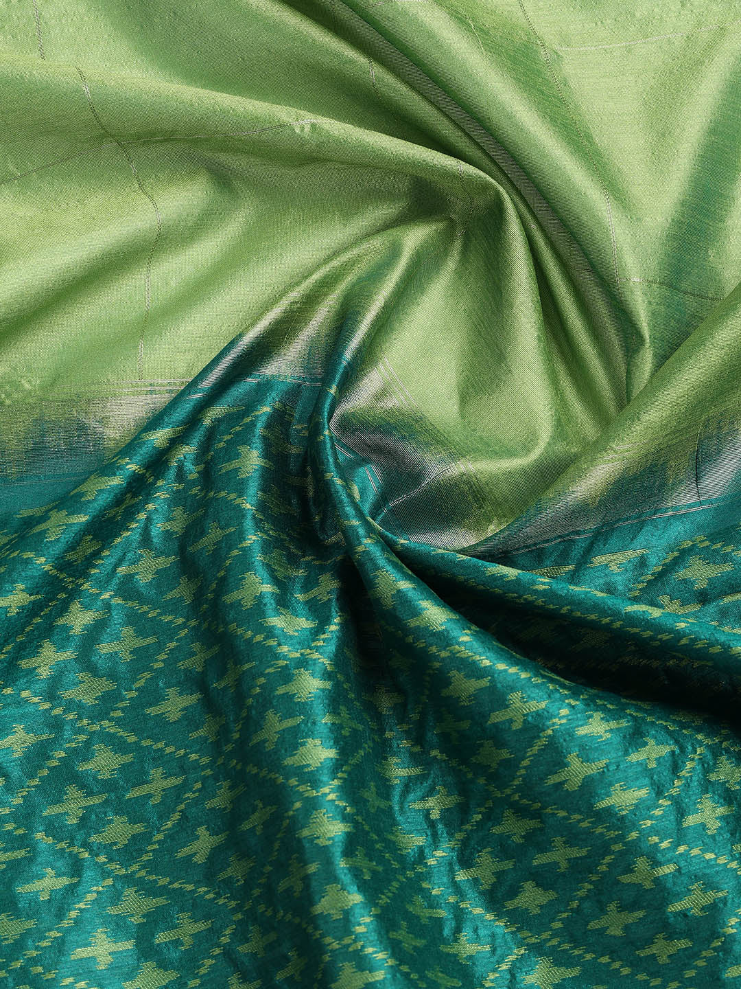 Woven Chanderi Unstitched Suit Piece With Dupatta