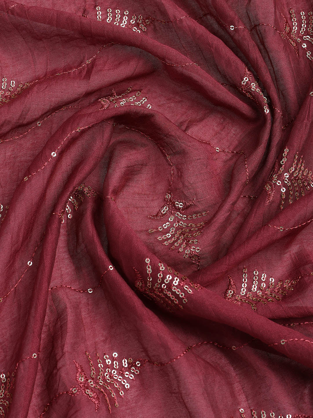 Neck Embroidered Cotton Blend Unstitched Suit Piece With Dupatta