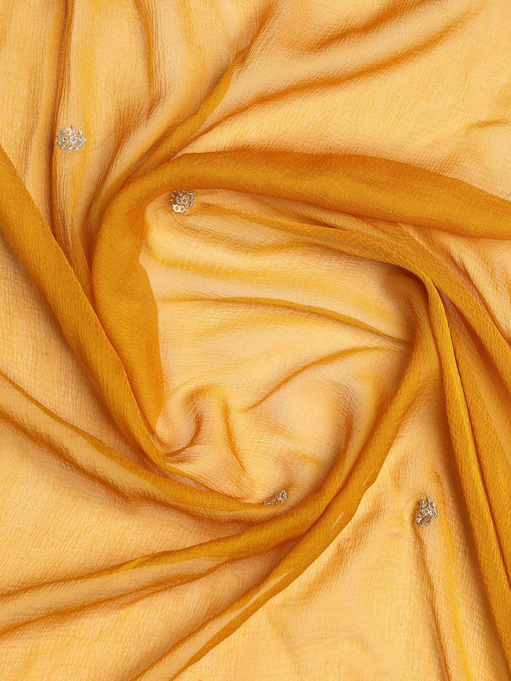 Printed Embroidered Muslin Unstitched Suit With Dupatta