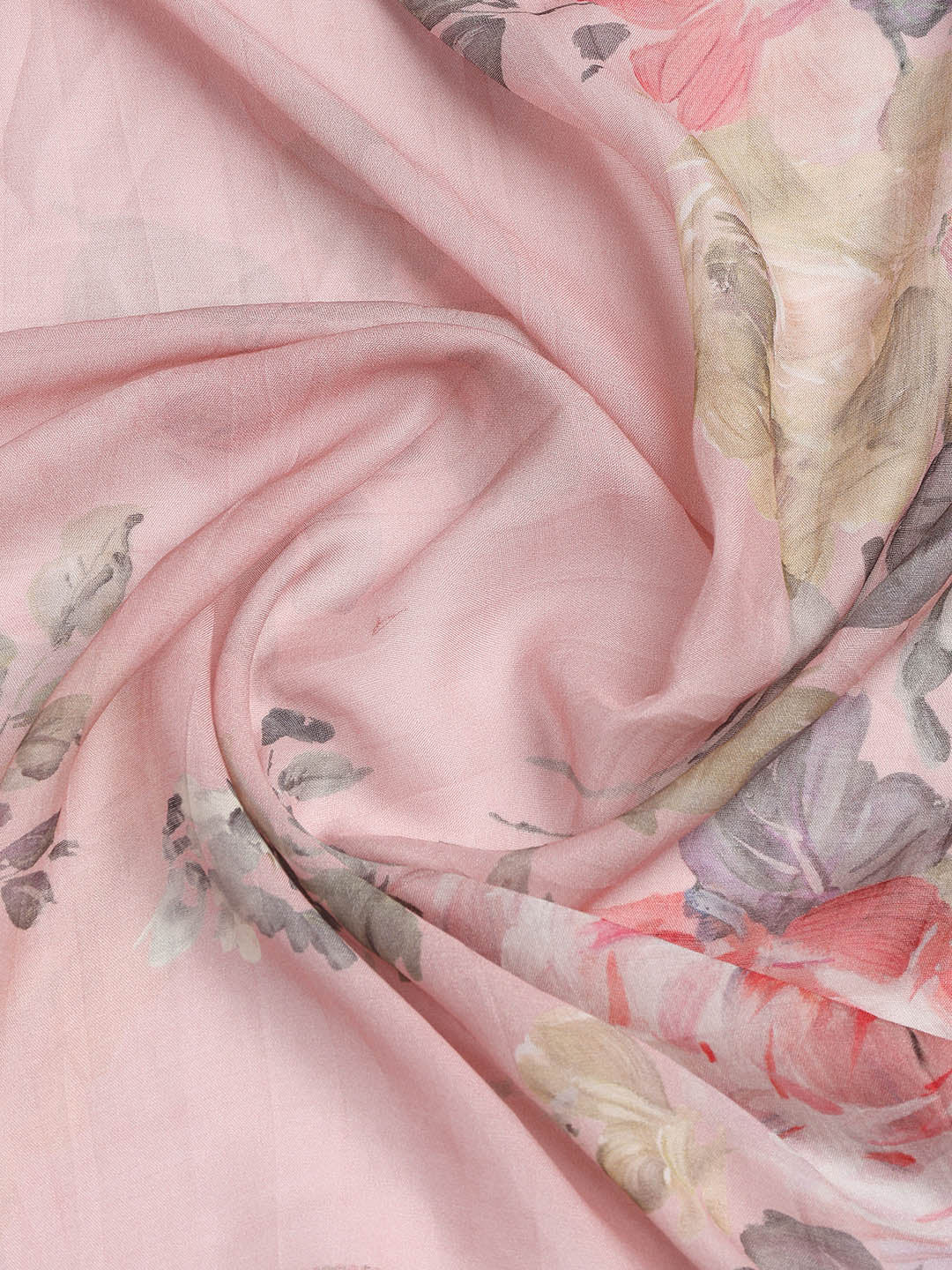 Printed Muslin Unstitched Suit With Dupatta