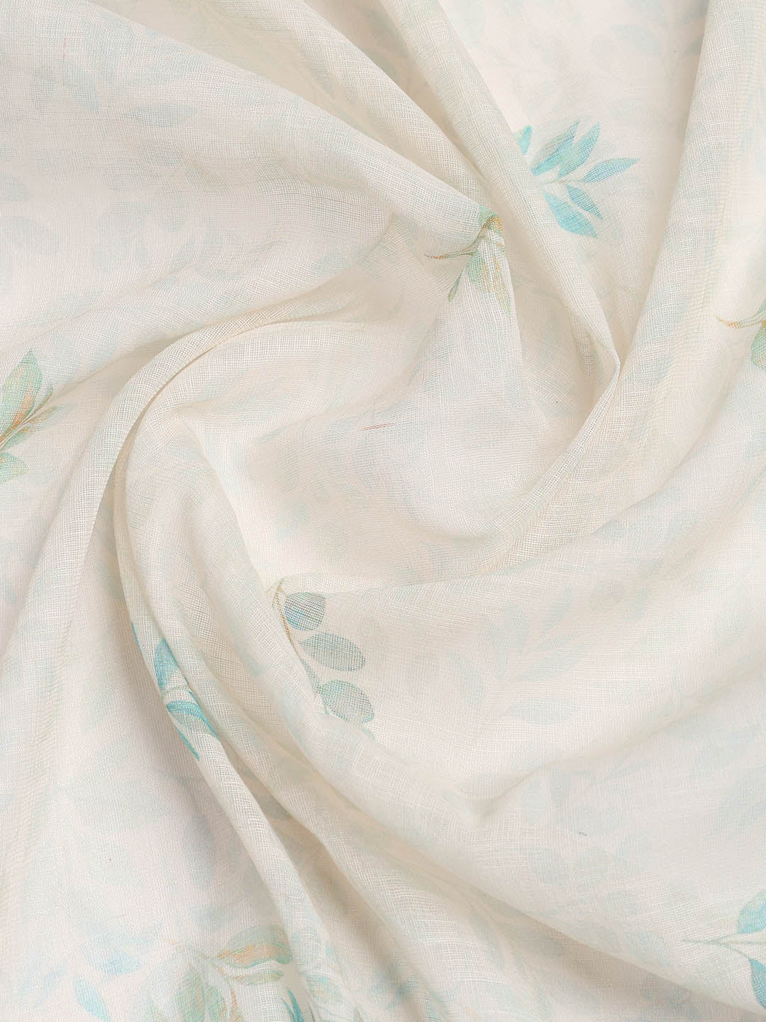 Printed Cotton Blend Unstitched Suit Piece With Dupatta