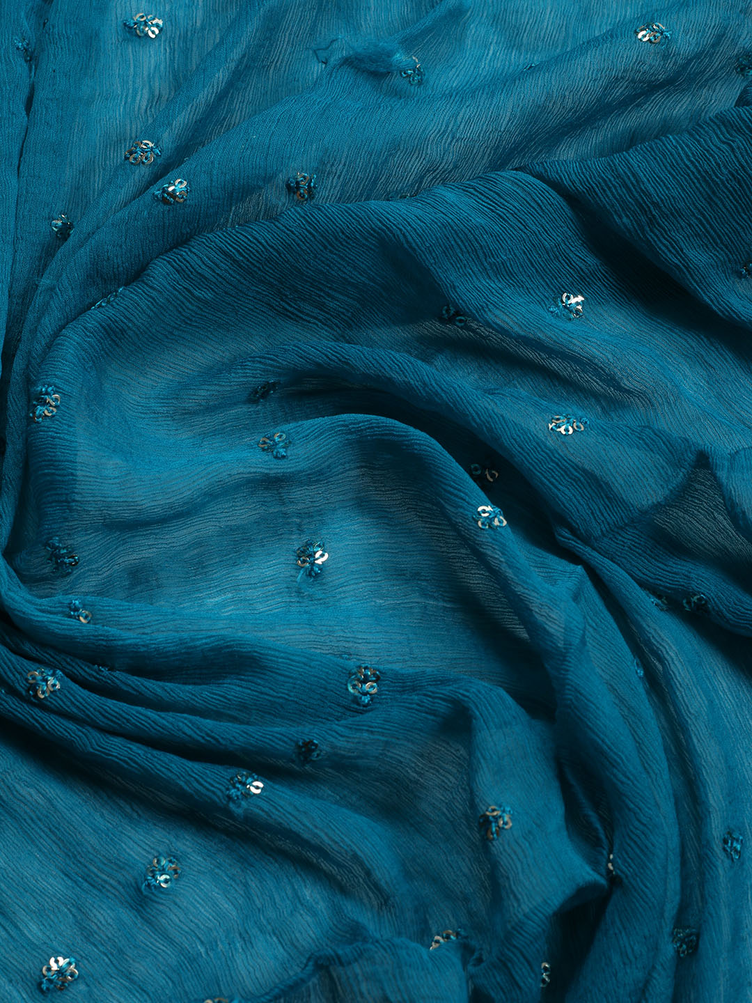 Neck Patti Cotton Blend Unstitched Suit Piece With Dupatta