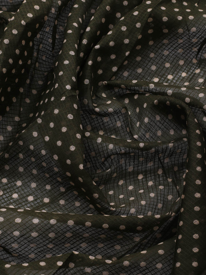 Printed Cotton Blend Unstitched Suit Piece With Dupatta