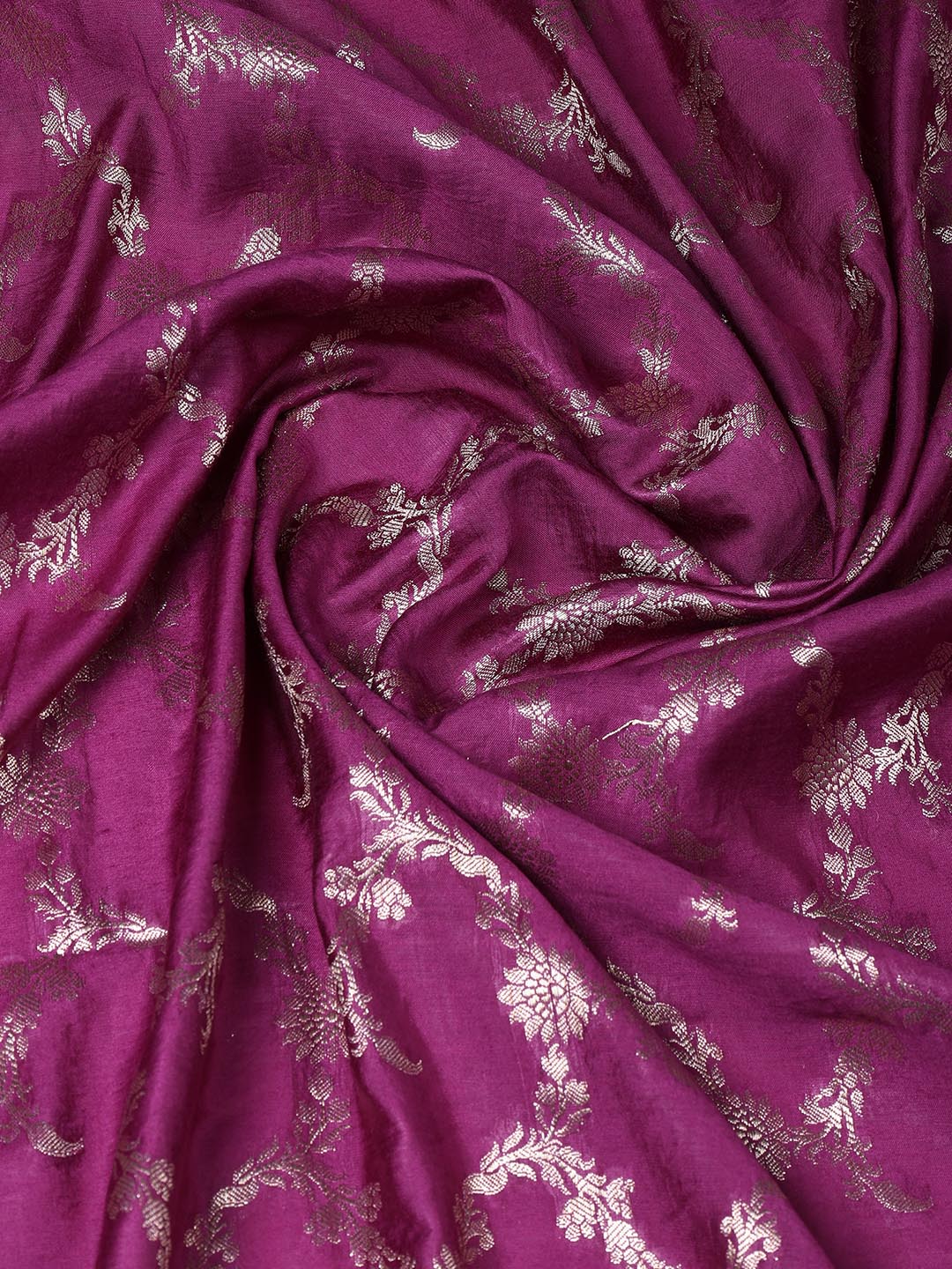 Woven Chanderi Unstitched Suit With Dupatta