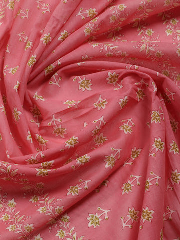 Floral Printed Cotton Unstitched Suit Material