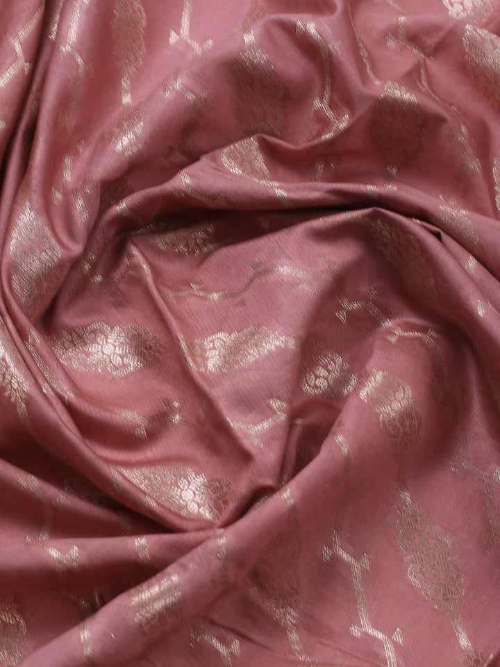 Banarasi Chanderi Unstitched Suit With Dupatta