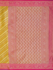 Zari Jaal Cotton Woven Saree