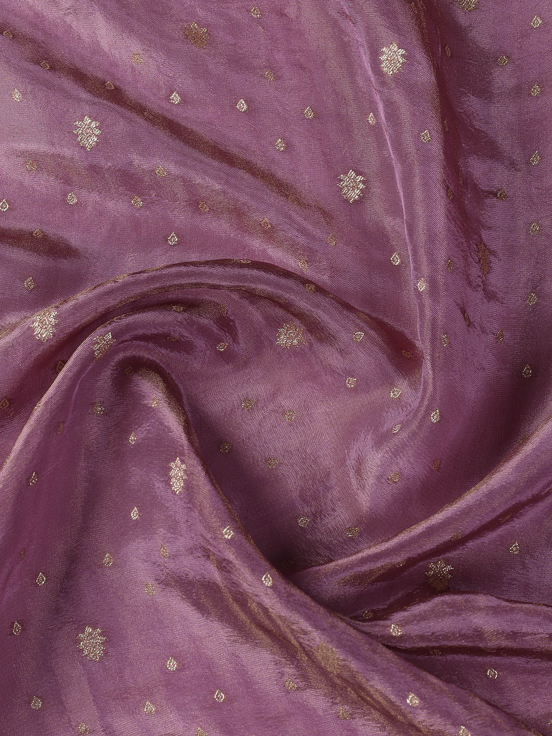 Embroidered Art Silk Unstitched Suit Piece With Dupatta