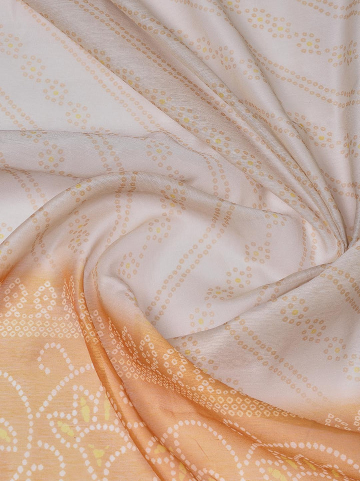 Peinted Cotton Blend Unstitched Suit With Dupatta