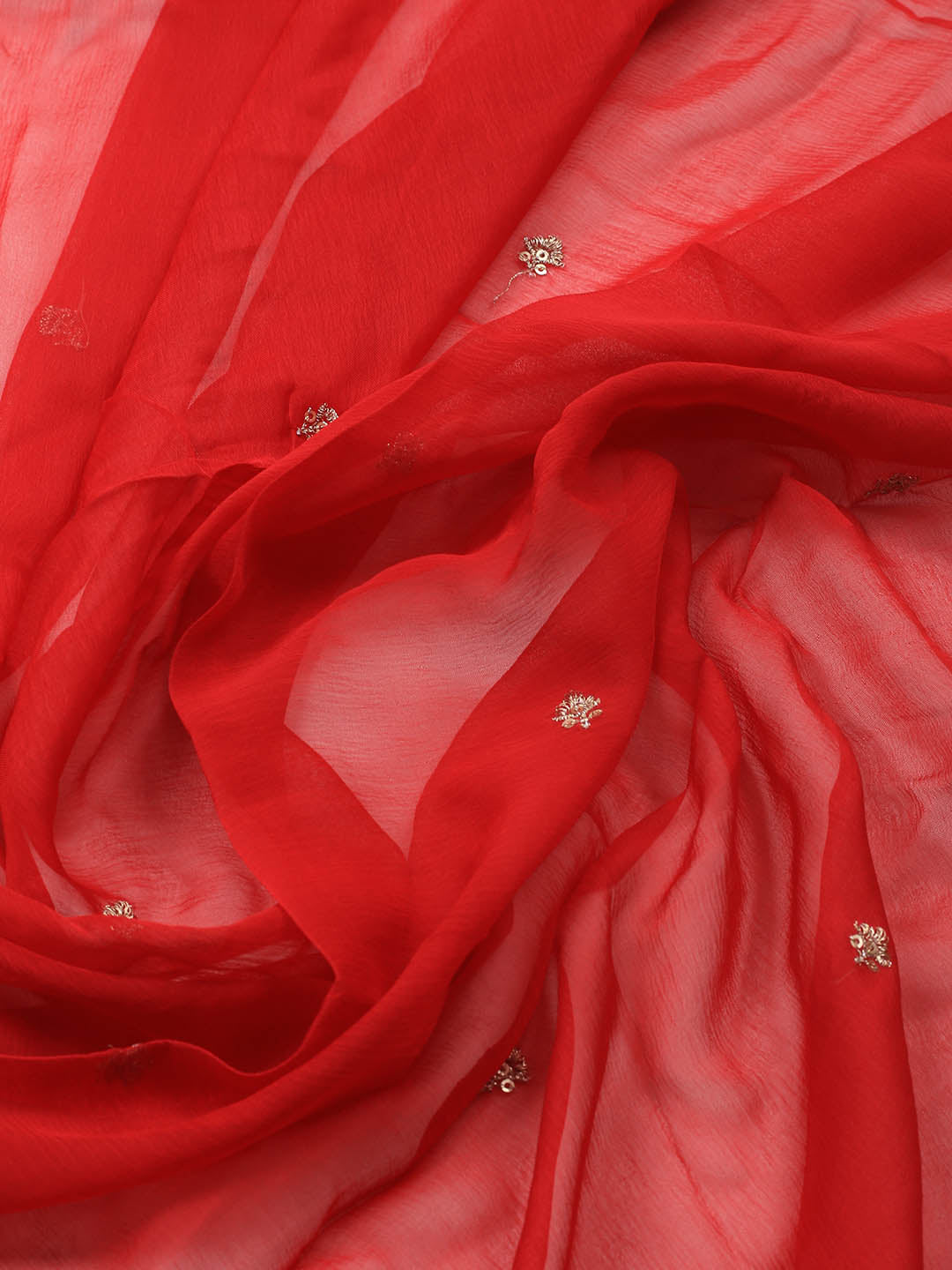 Printed Crepe Unstitched Suit With Dupatta