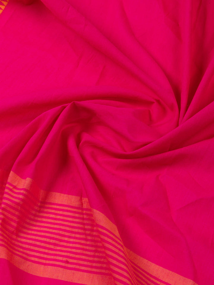 Plain Cotton Blend Unstitched Suit Piece With Dupatta