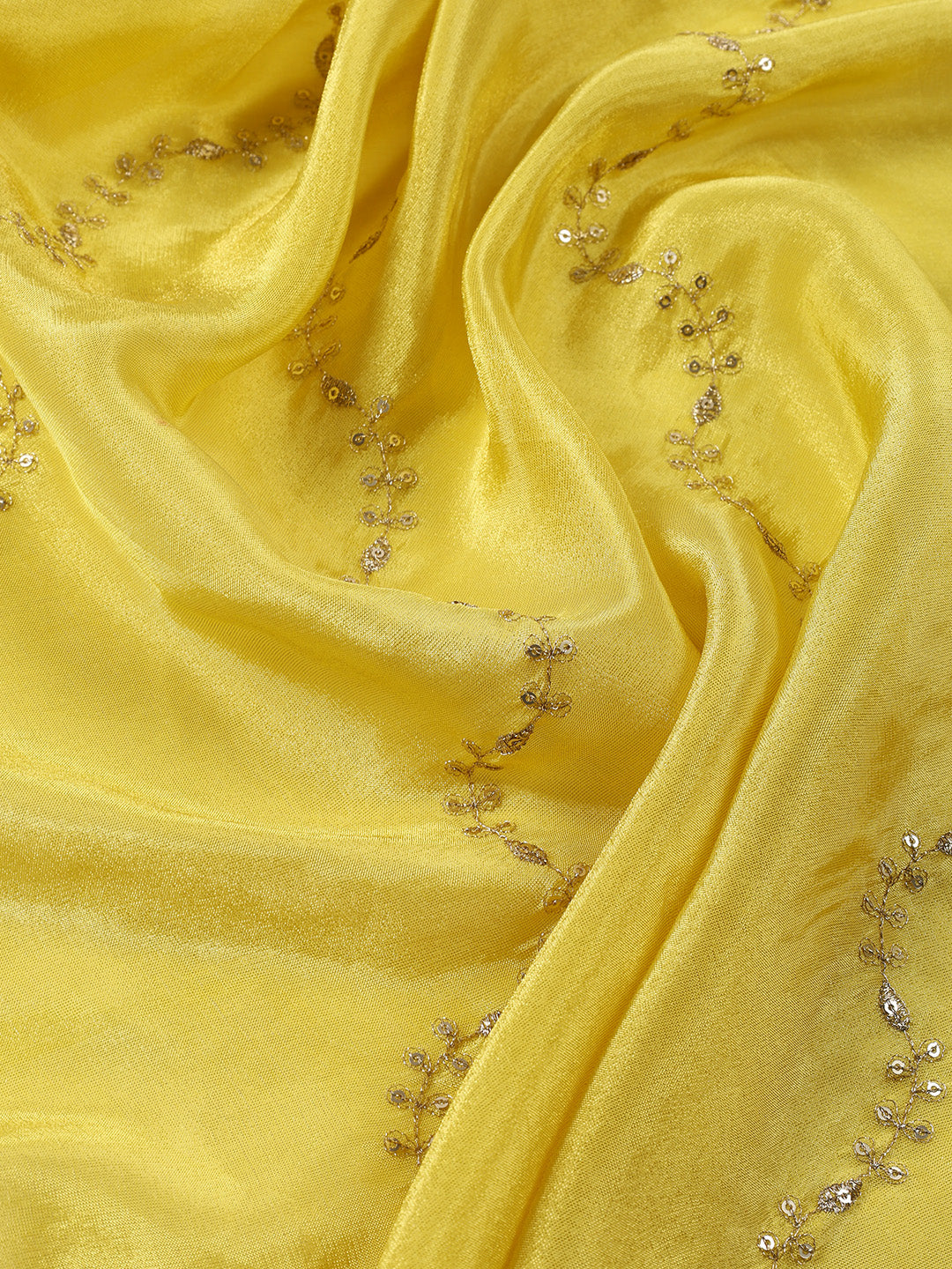 Neck Embroidered Tissue Unstitched Suit With Dupatta