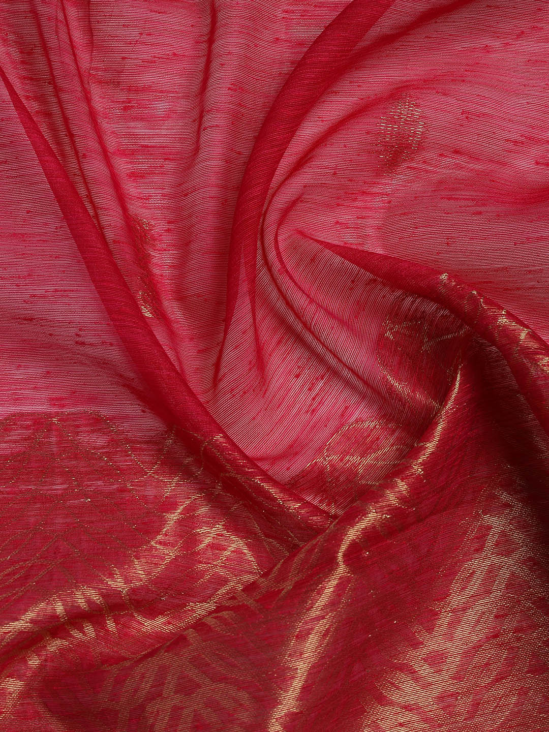 Woven Chanderi Unstitched Suit Piece With Dupatta