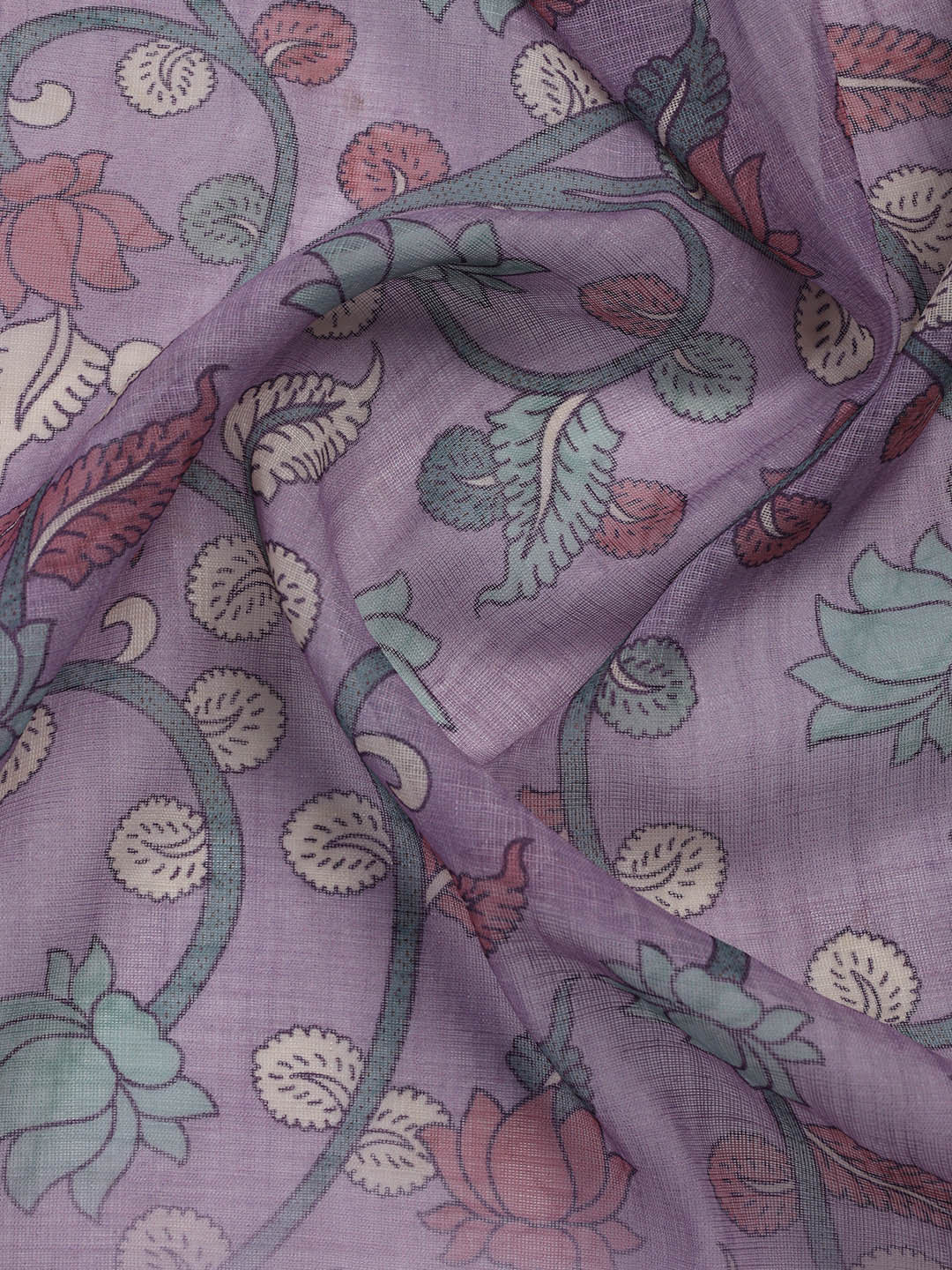 Neck Embroidered Cotton Blend Unstitched Suit With Dupatta