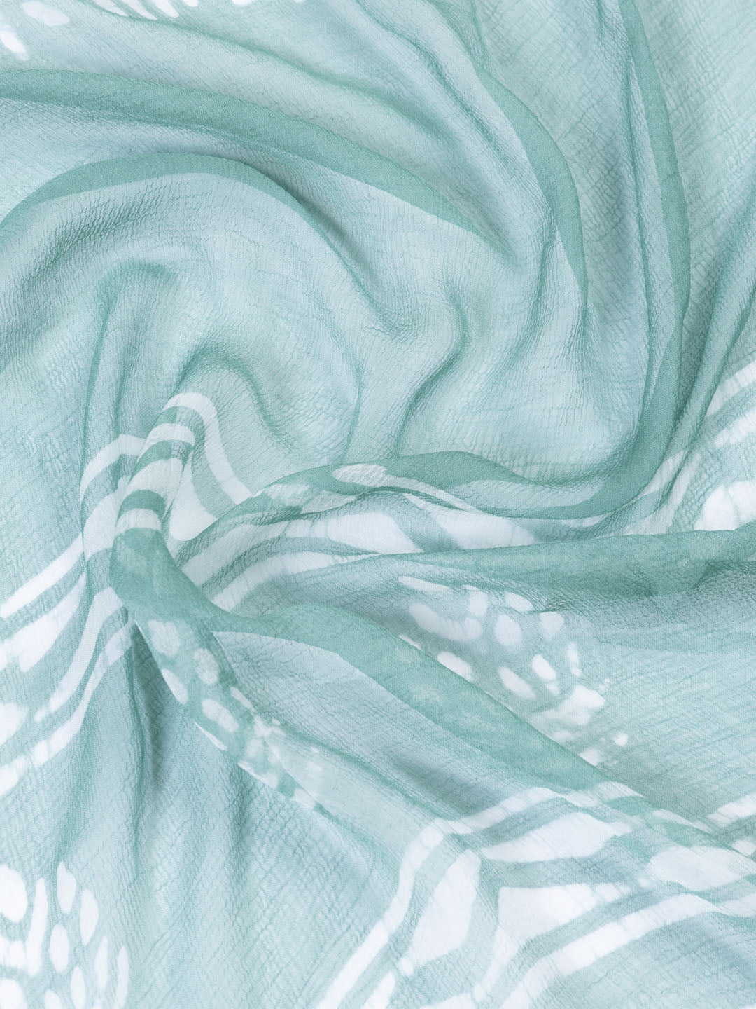 Printed Chanderi Unstitched Suit Piece With Dupatta