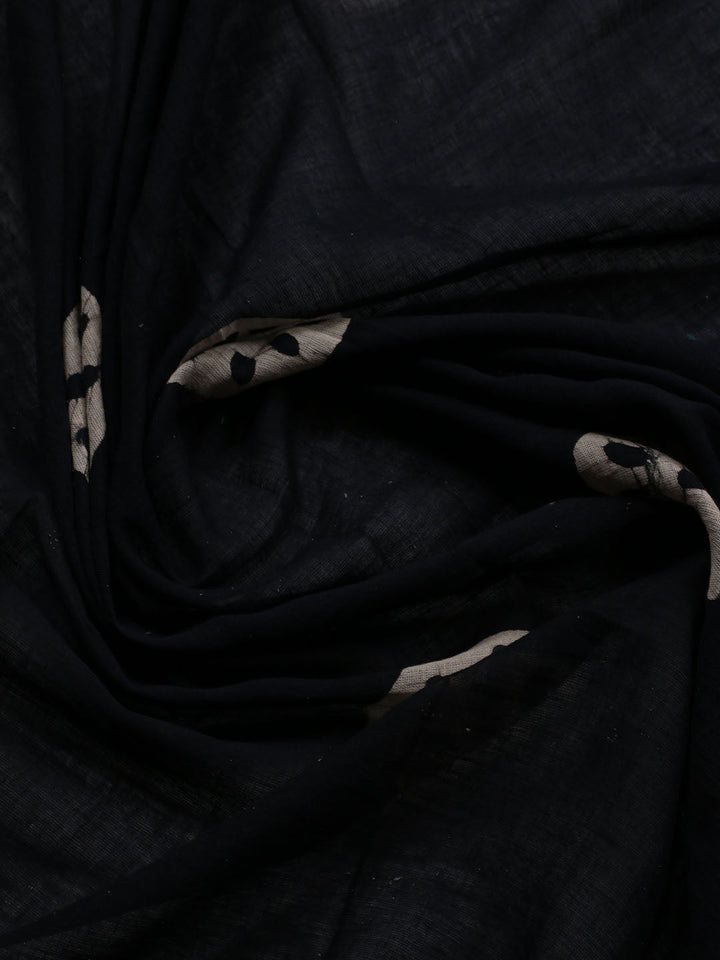 Printed Cotton Blend Unstitched Suit With Dupatta