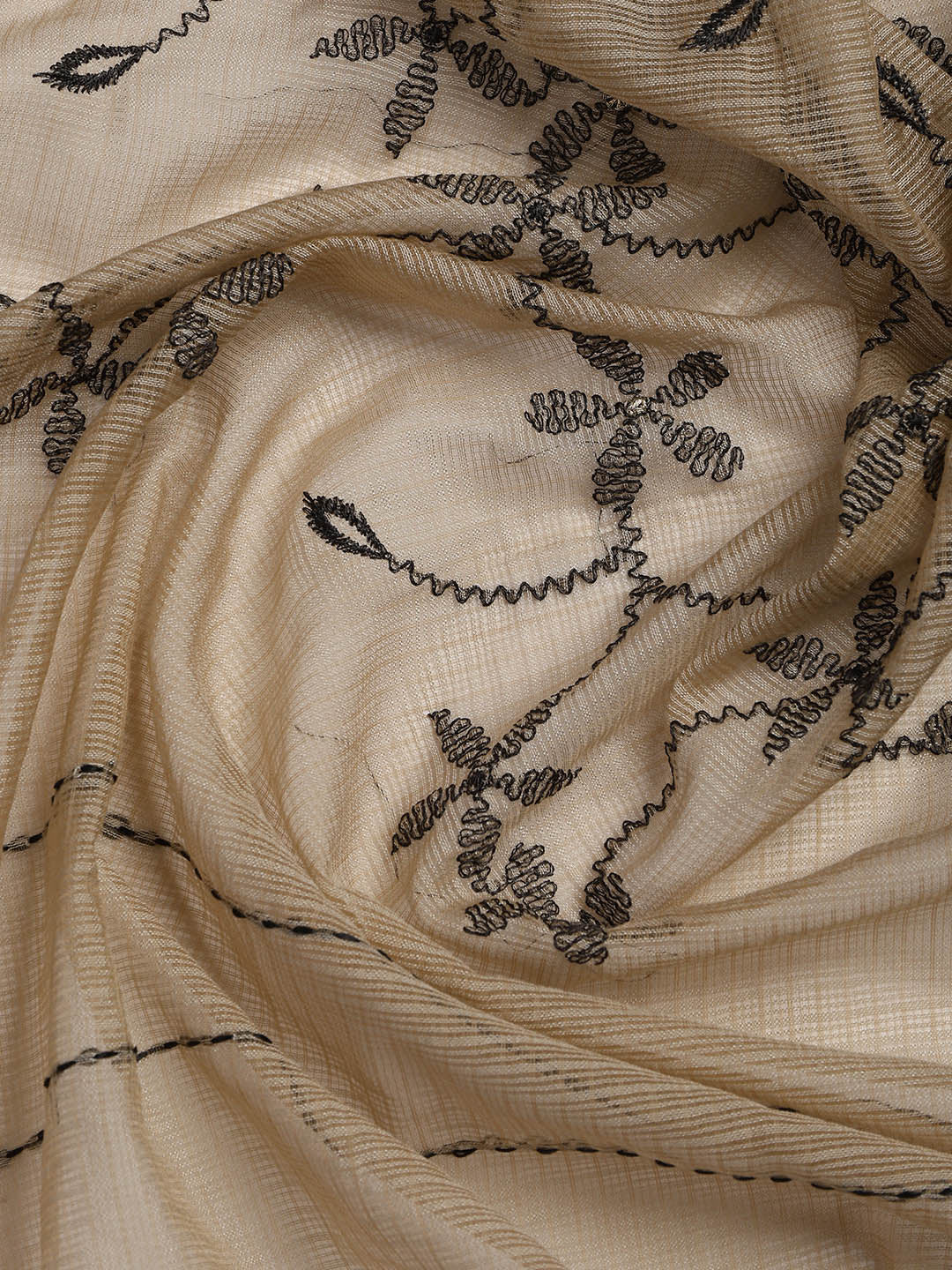 Woven Cotton Blend Unstitched Suit Piece With Dupatta