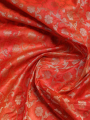 Woven Design Chanderi Unstitched Suit With Dupatta